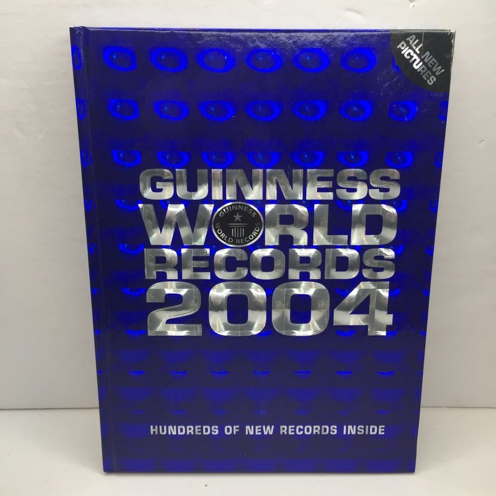 Vintage Guinness Book Of World Records 2004 Hardcover Human Natural Modern World